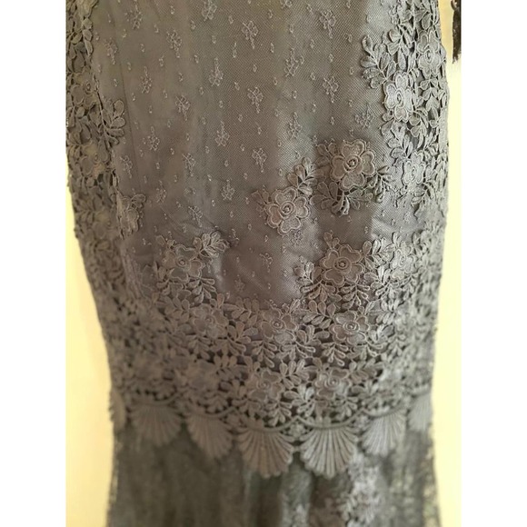 Samy Gicherman Black Guipure Lace MOB Gown 12 - Picture 6 of 11